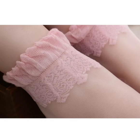 Lace Bootie Socks, 3 Pair For $18 - Picture 4 of 4